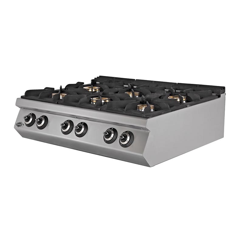 Empero 900 Plus 6 Brülörlü Set Üstü Ocak, LPG'li — Empero