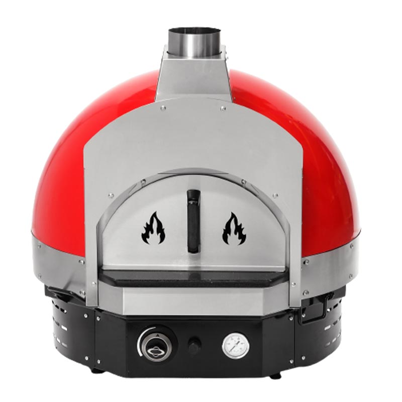 Empero Spo 60 Ev Tipi Tas Tabanli Pizza H Fırıni Gazli Kirmizi