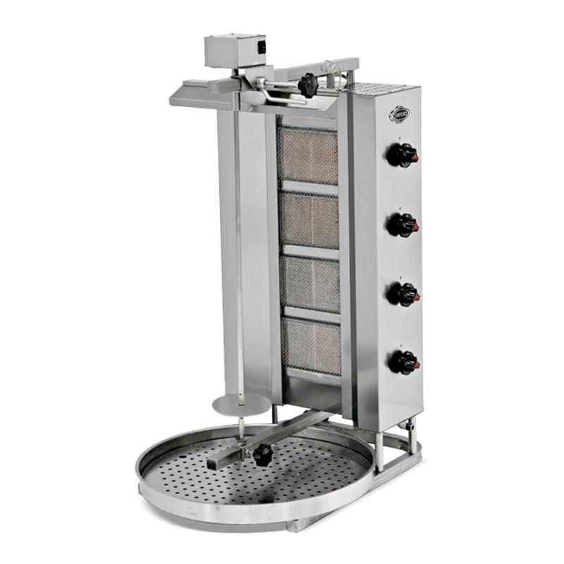 Empero Motorlu Doner Ocagi Radyanli 3 Lpg Li Ustten