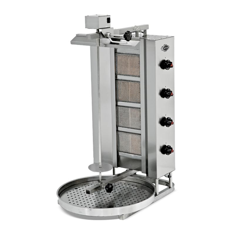 Empero Ustten Motorlu Doner 4 Ocagi Radyanli Dogalgazli