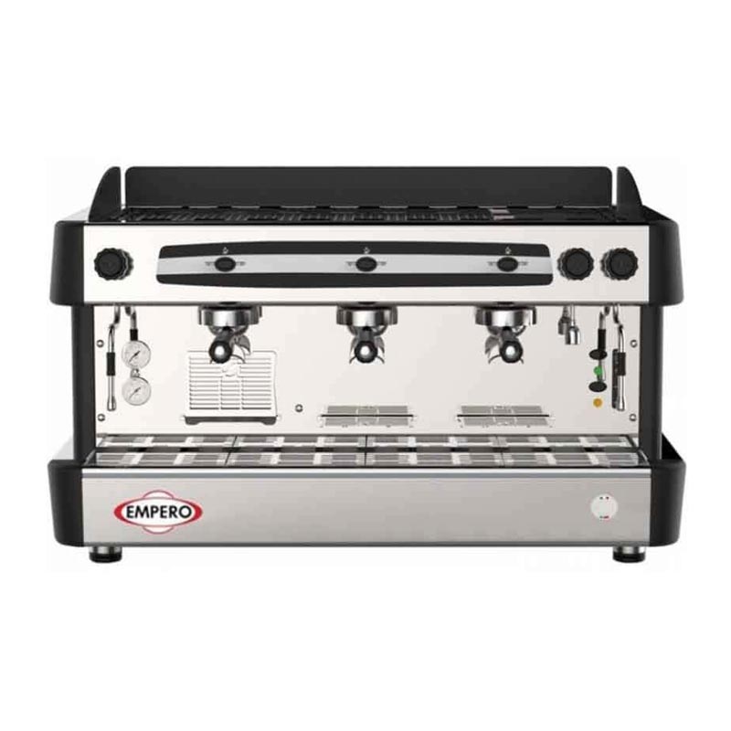 Empero Kahve Makinesi Gruplu Yari 3 Espresso Otomatik Siyah