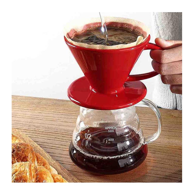 Epinox FSK-2 Seramik V60 Dripper, Kırmızı — Epinox — Görsel 4