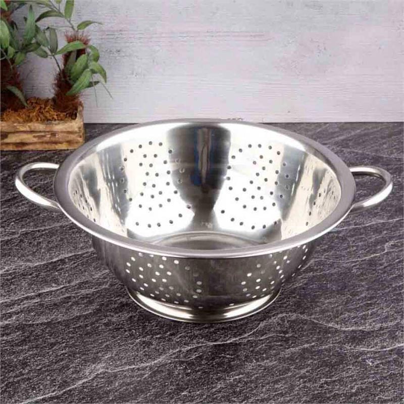 Epinox MS-24 Çelik Makarna Süzgeci, 24 cm — Epinox — Görsel 3