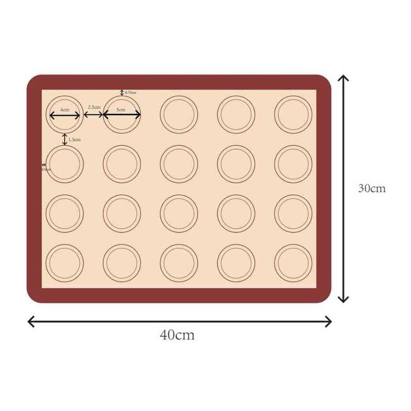 Epinox SMM-43 Silikon Makaron Mat, 30x40 cm — Epinox — Görsel 2