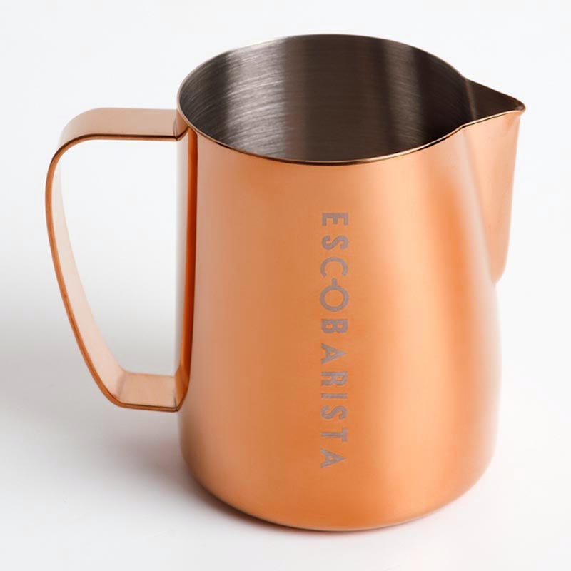 Escobarista Barista Space Latte Pitcher, 600 ml, Bakır — Escobarista