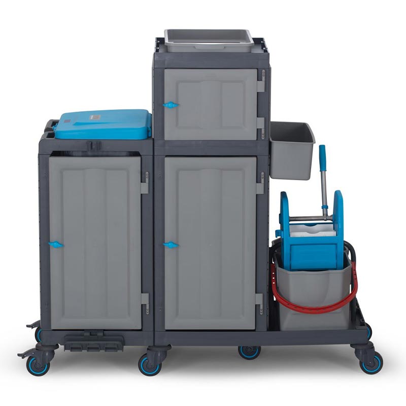 Fantom Pres Kovali Temizlik Arabasi 322 Cekmeceli Procart Dolapli