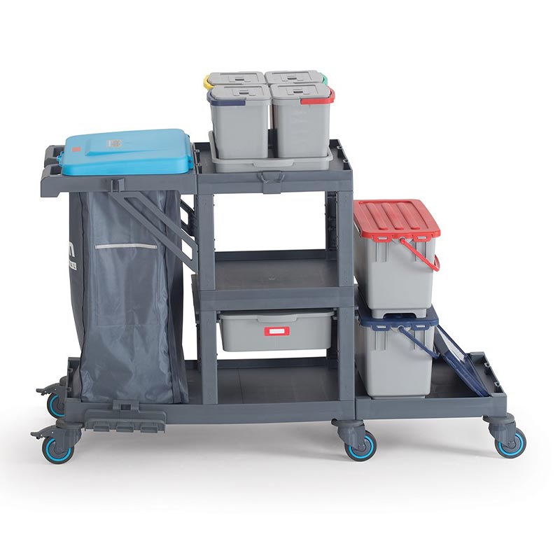 Fantom Takimli Temizlik Arabasi 332 Cekmeceli Procart Kova