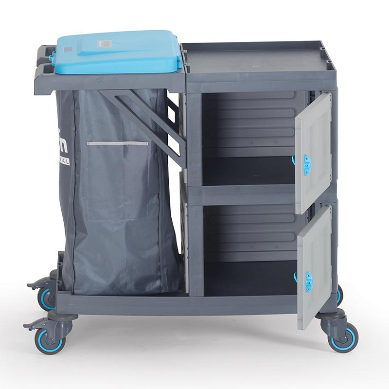 Fantom Dolapli Temizlik Arabasi 333 Cop Bolmeli Procart