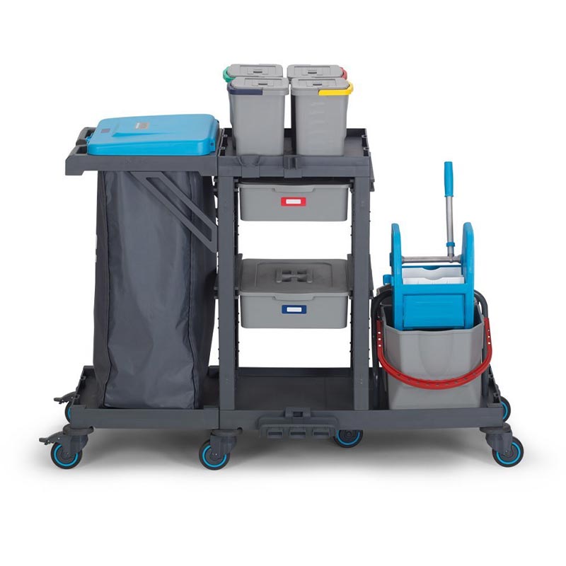 Fantom Kovali Temizlik Arabasi Cop 342 Bolmeli Procart Pres