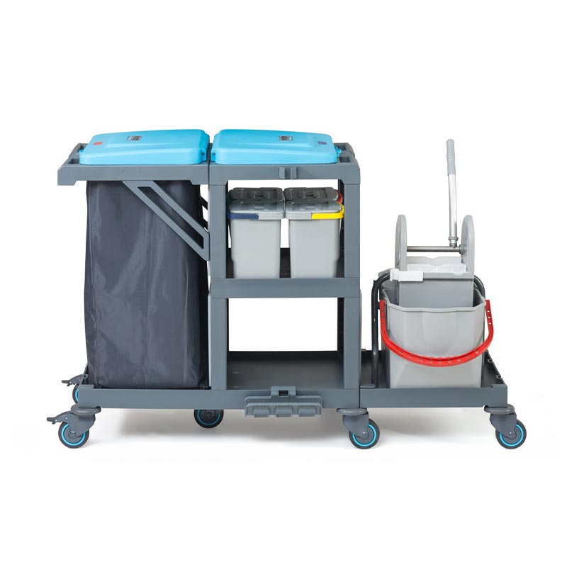 Fantom Temizlik Ve Pres Kovali Temizlik Arabasi 371 Cop Bolmeli Procart