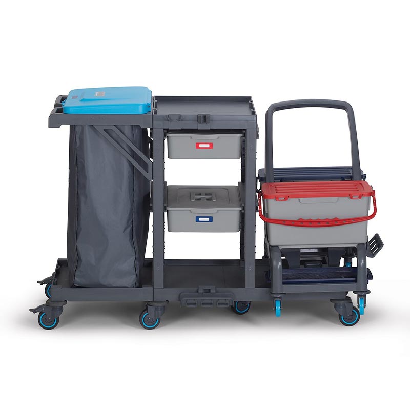 Fantom Cekmeceli Ayrilabilir Temizlik Arabasi 73402 Cop Bolmeli Procart