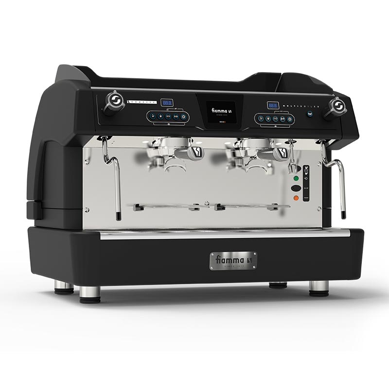 Fiamma Multiboiler Tall Cup Espresso Kahve Makinesi 2 Gruplu Compass Siyah