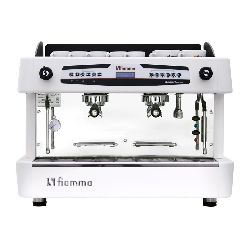 Fiamma Dsp Tc Beyaz Espresso Kahve Makinesi 2 Gruplu Quadrant