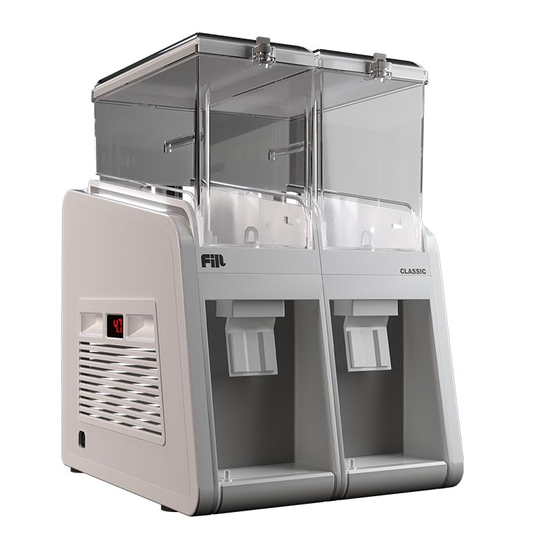 Fill Fiskiyeli Soguk ıcecek Dispenseri 2x19 L Classic C2 G1 Beyaz Gri