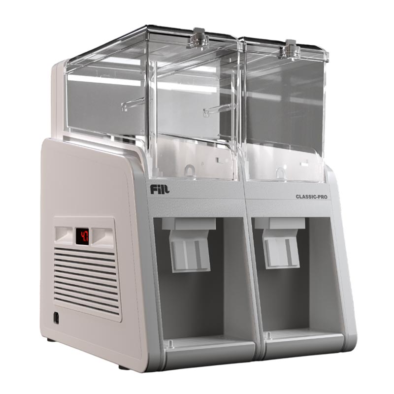 Fill Classic Pro G1 Fiskiyeli Soguk ıcecek Dispenseri 2x19 P2 L Beyaz Gri