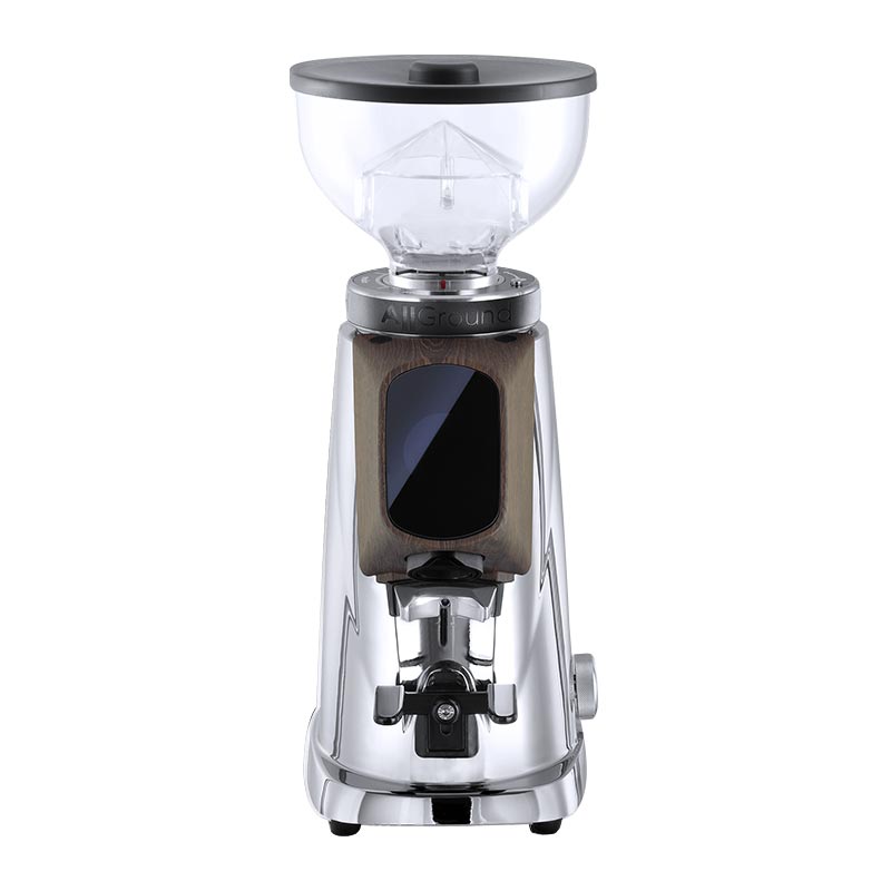 Fiorenzato Degirmeni Chrome Plated American Walnut Allground Kahve