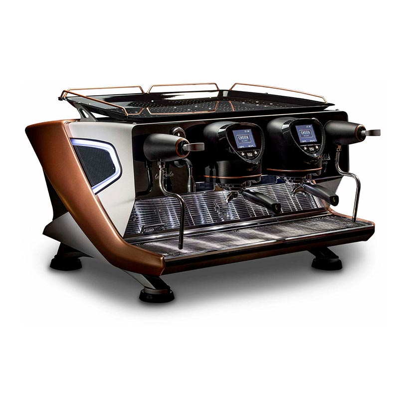 Gaggia Reale Tall Cup Yari Espresso Kahve Makinesi Gruplu Bakir 2 La Otomatik Gri