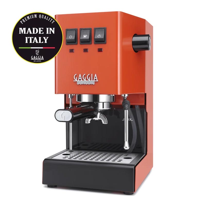 Gaggia New Classic E24 Metal Espresso Rı-9481 Makinesi Turuncu 19