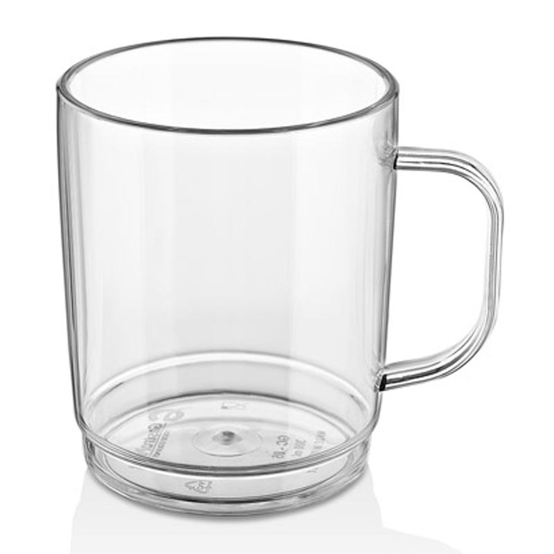 Gastrocups Kulplu Bardak 300 GC-05 Ml Seffaf Polikarbonat