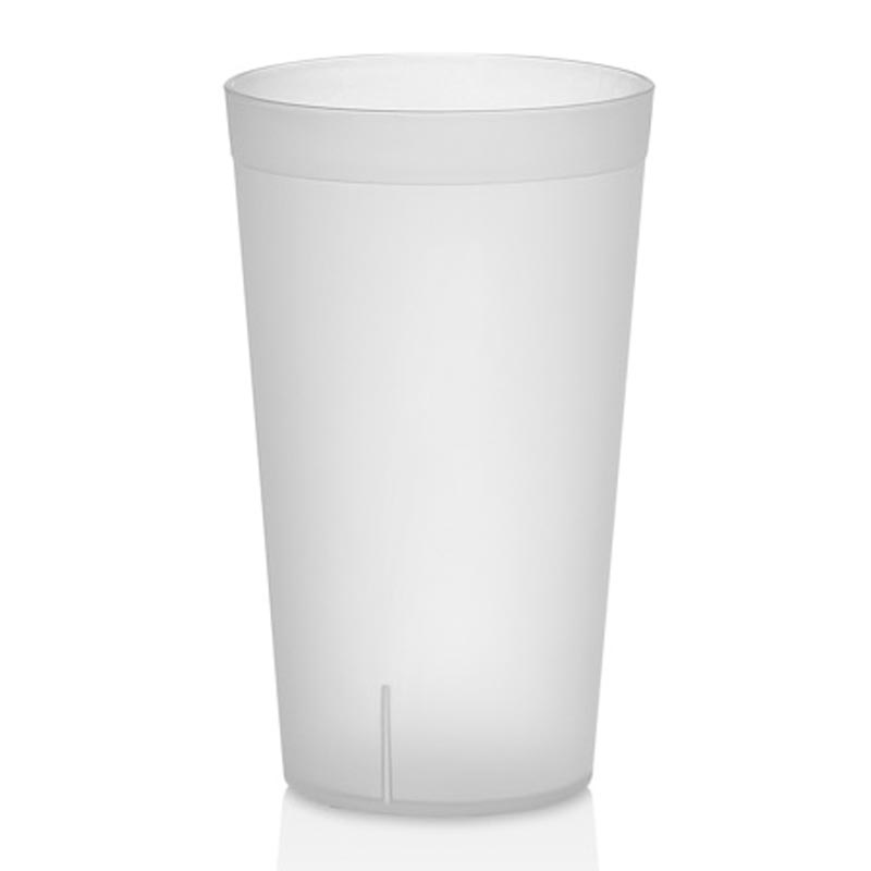 Gastrocups Kumlu Bardak 400 Ml Poliproplen Seffaf