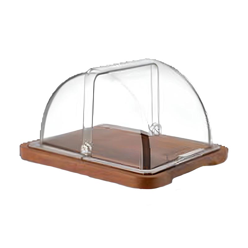 Gastroplast Ahsap ıroko ıR-12 Fanus Tepsisi Gftm