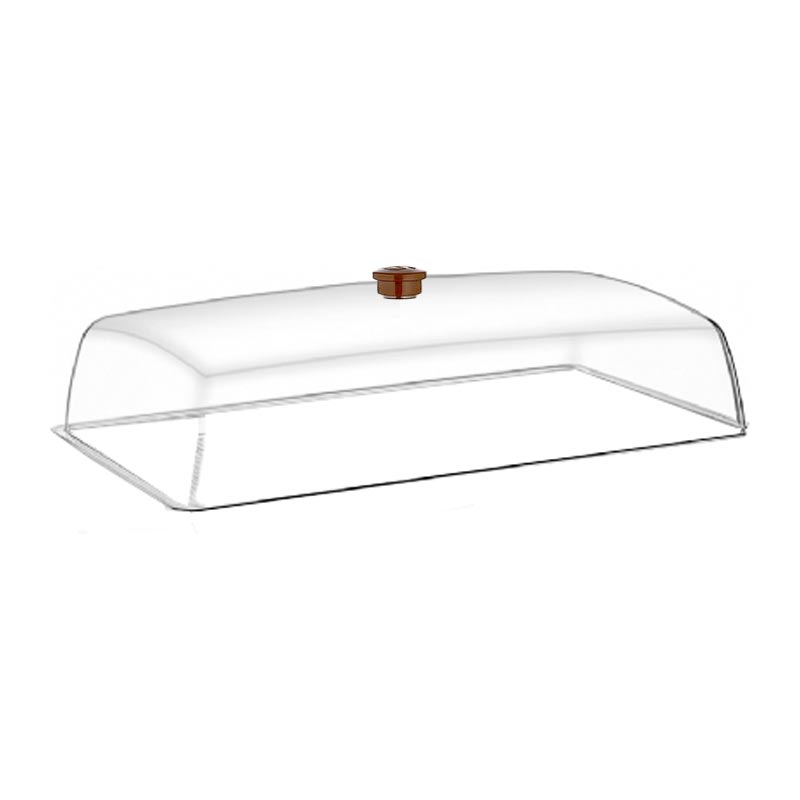 Gastroplast Polikarbonat Fanus GN-1 Kahverengi Kulplu 1