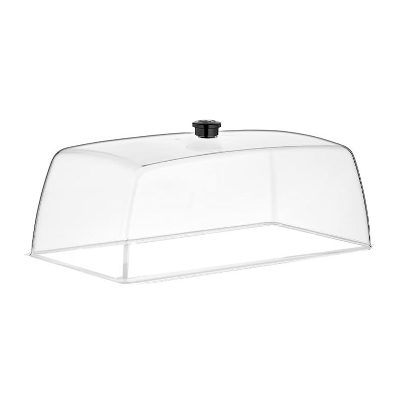 Gastroplast Polikarbonat Fanus GN-1 Kulplu 3 Siyah