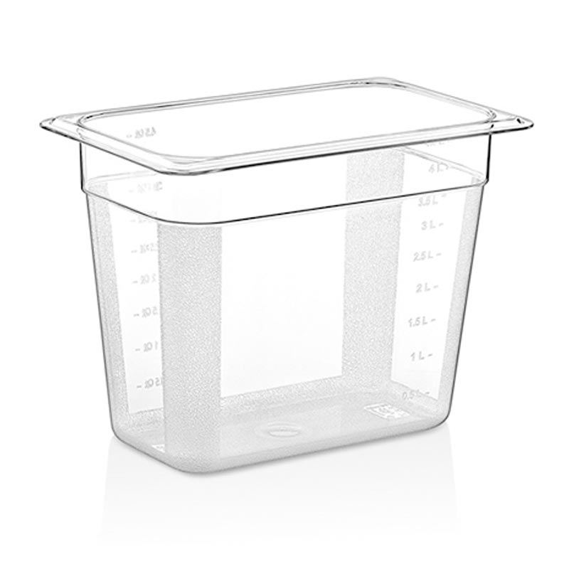 GastroPlast GN 1/4-200 mm Polikarbon Gastronorm Küvet — GastroPlast