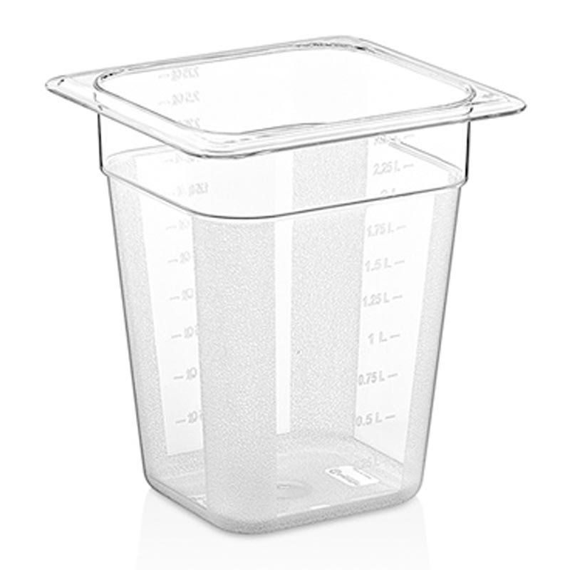 GastroPlast GN 1/6-200 mm Polikarbon Gastronorm Küvet — GastroPlast
