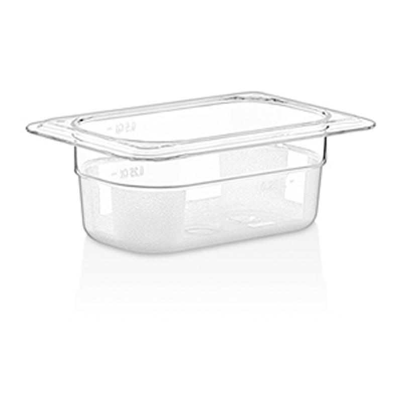 GastroPlast GN 1/9-65 mm Polikarbon Gastronorm Küvet — GastroPlast