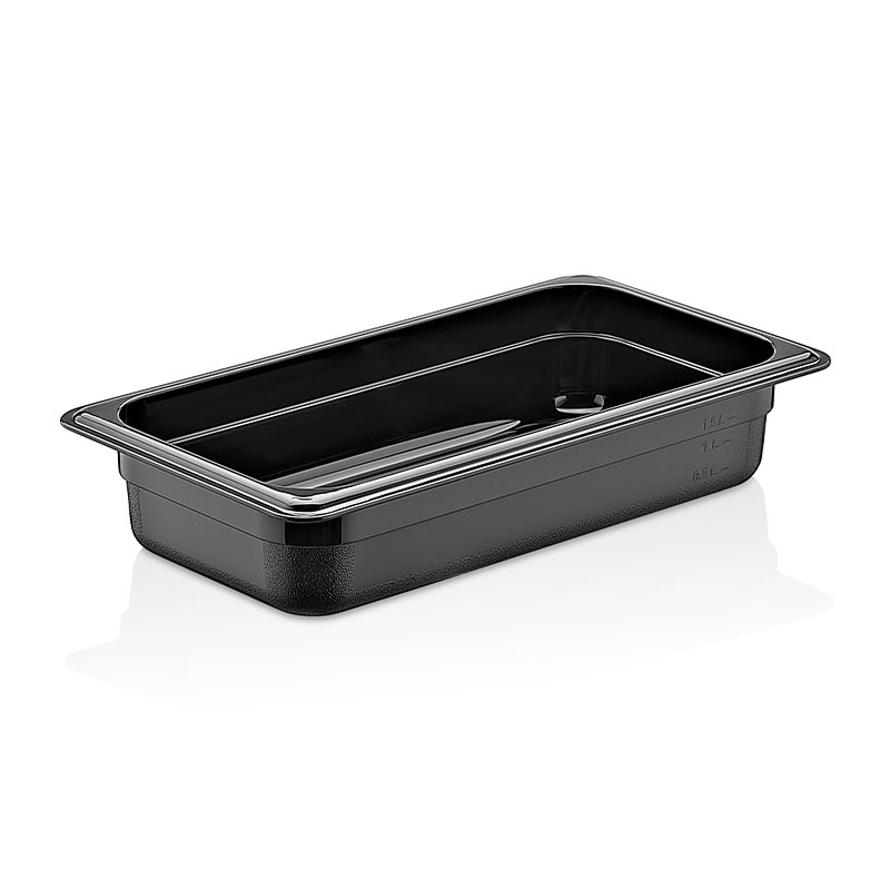 GastroPlast GN1/3-65 mm Polipropilen Gastronorm Küvet, Siyah — GastroPlast — Görsel 1