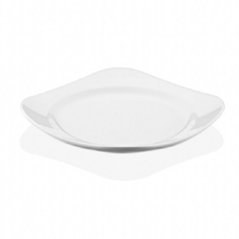 GastroPlast GP-SD21 Polikarbon Kare Düz Tabak, 21 cm — GastroPlast