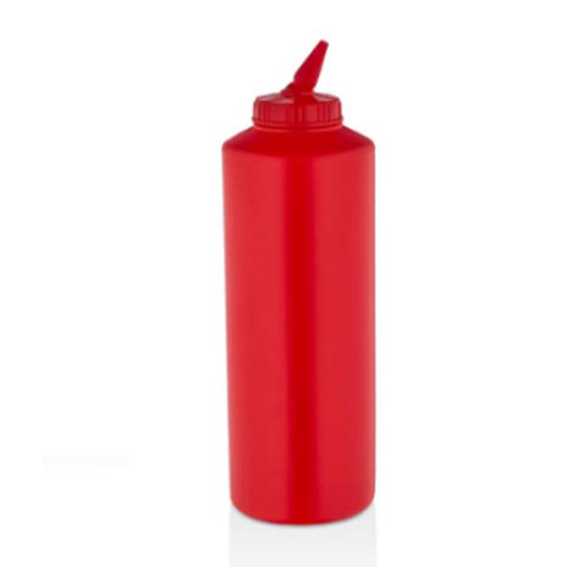 GastroPlast GPS-1000 Ayarlı Uçlu Fişek Sosluk, 1000 ml, Kırmızı — GastroPlast — Görsel 1