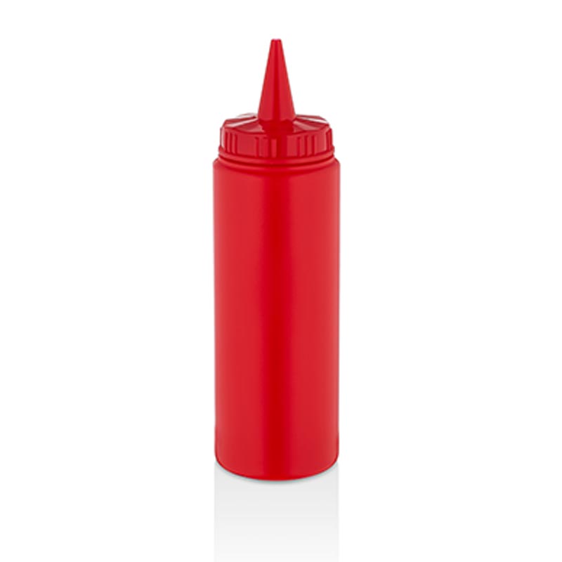GastroPlast GPS-250 Fişek Sosluk, 250 ml, Kırmızı — GastroPlast
