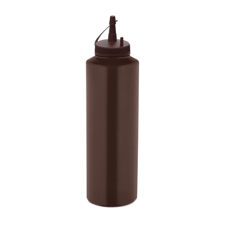 GastroPlast GPSC-1000 Kapaklı Fişek Sosluk, 1000 ml, Kahverengi — GastroPlast — Görsel 1