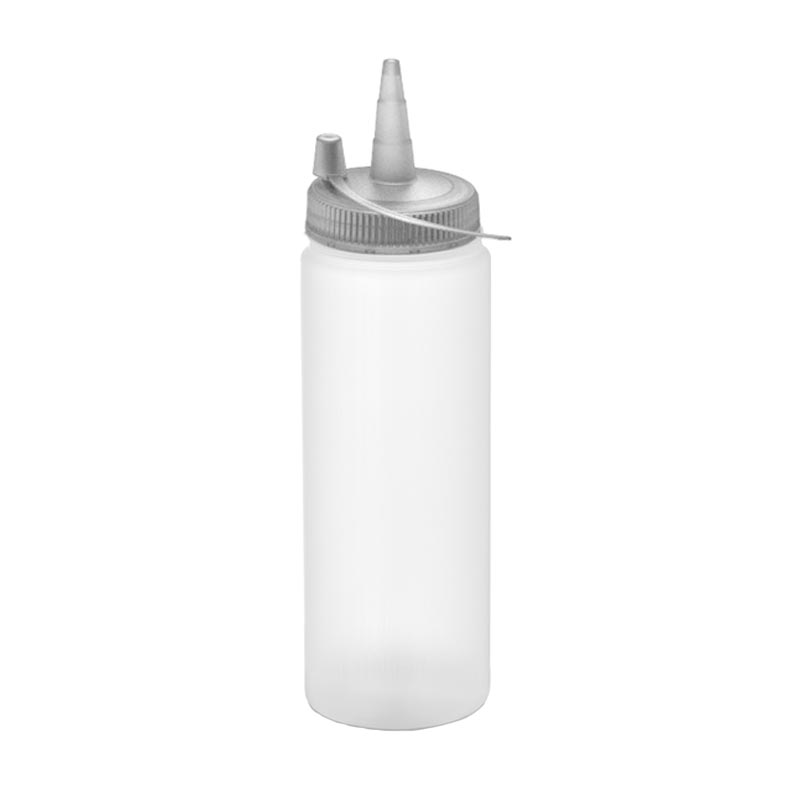 GastroPlast GPSC-250 Kapaklı Fişek Sosluk, 250 ml, Şeffaf — GastroPlast