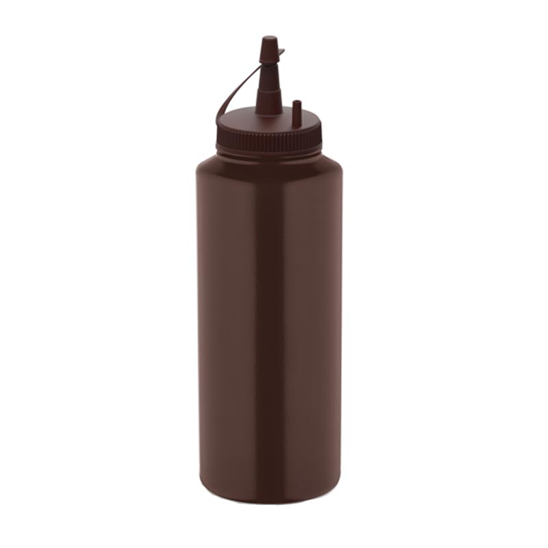 GastroPlast GPSC-500 Kapaklı Fişek Sosluk, 500 ml, Kahverengi — GastroPlast