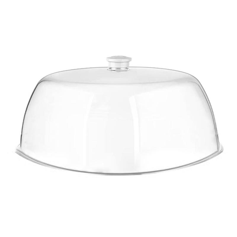 Gastroplast Yuvarlak Polikarbonat Beyaz 35 Fanus Cm Kulplu