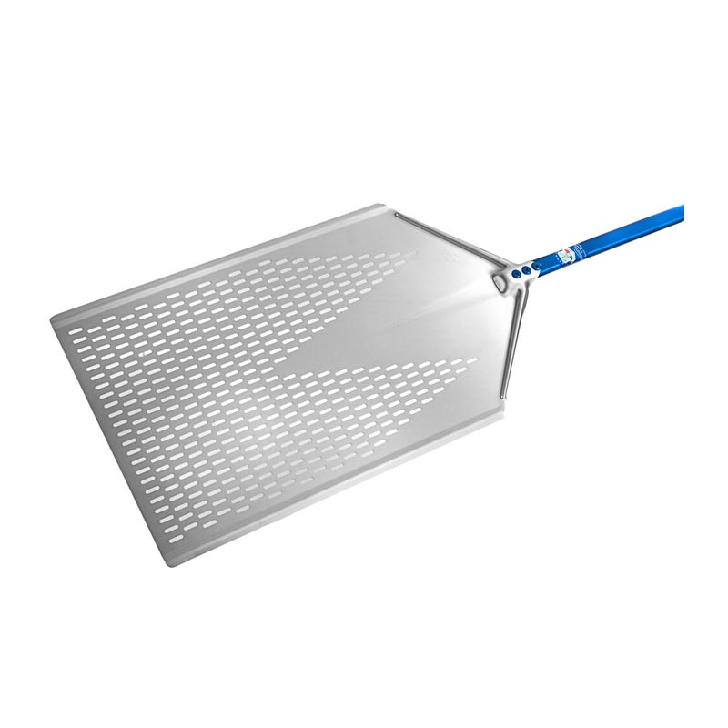 Gi-Metal AMP-3060F Delikli Metro Pizza Küreği, 30x60 cm — Gi-Metal