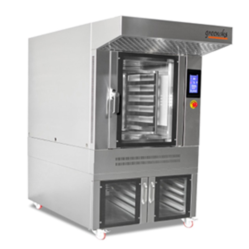 Greenoks Konveksiyonlu Sabit Elektrikli Fırın 5 Tepsi Kapasiteli GKF-5 Mayalama Dolapli A5