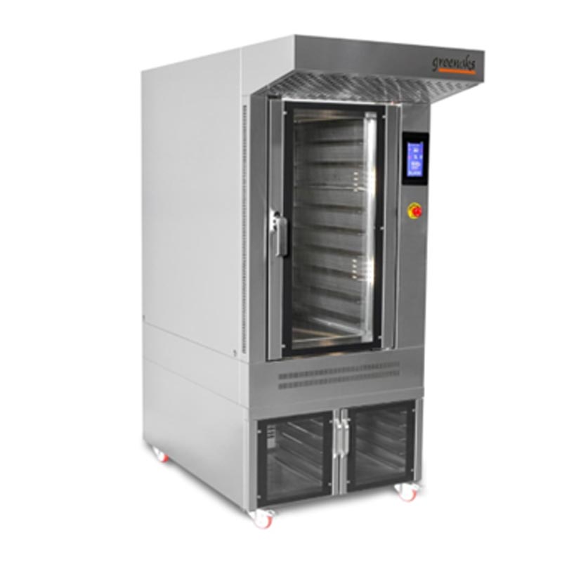 Greenoks Sabit Fırın 9 Tepsi Kapasiteli Mayalama Dolapli GKF-9 Dogalgazli A9 Konveksiyonlu