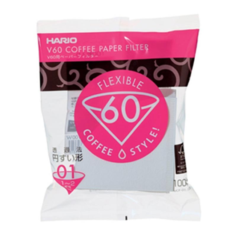 Hario VCF-01-100W V60 01 Dripper Filtresi, 100 Adet — Hario — Görsel 1