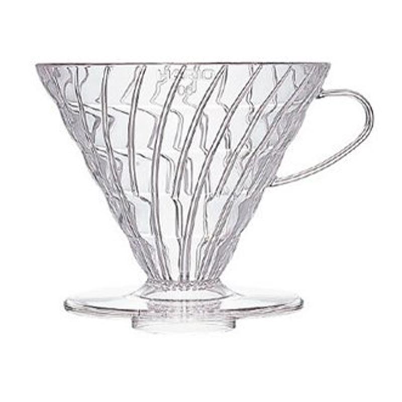 Hario VD-03T V60 03 Plastik Dripper, Şeffaf — Hario