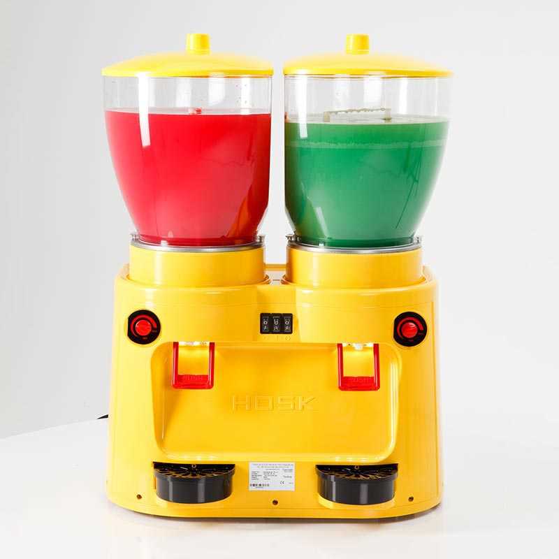 Hosk Ve Limonata Makinesi Lt 2x20 Sari Elite Ayran