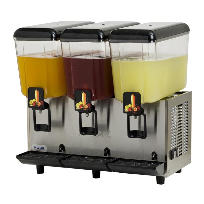 Hosk Lu Serbet Serbet Serbet Soguk ıcecek Dispenseri 3x20 L 3 ınox Limonata Prime