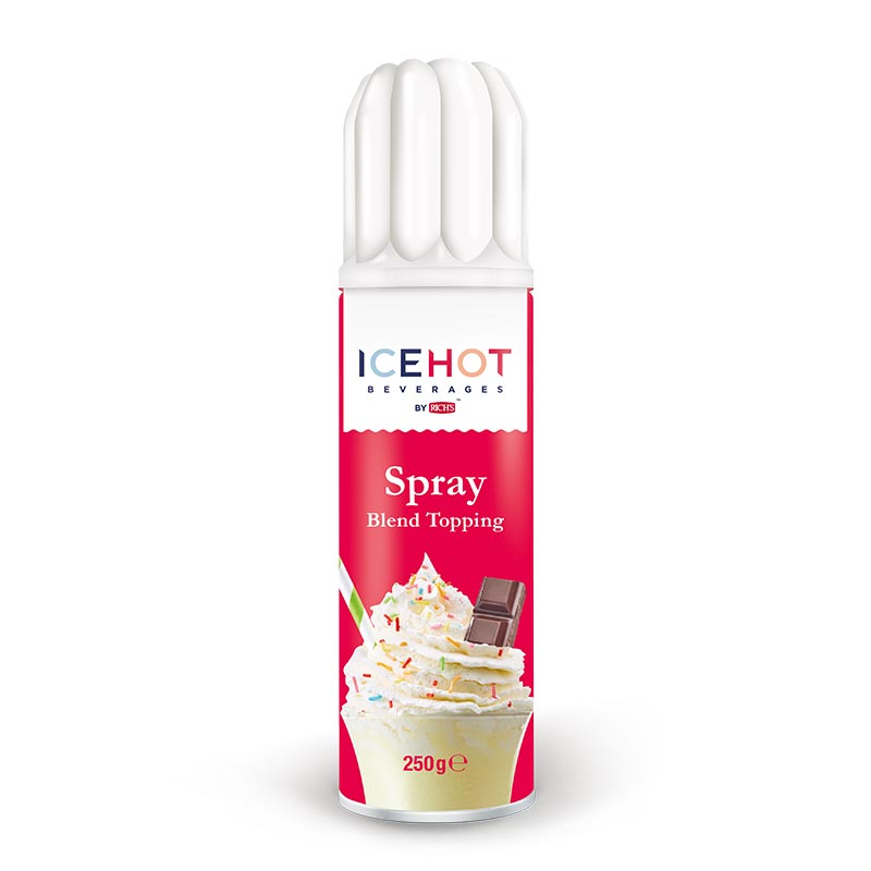 Icehot Spray Blend Topping Krema, 250 gr, Kırmızı — Icehot