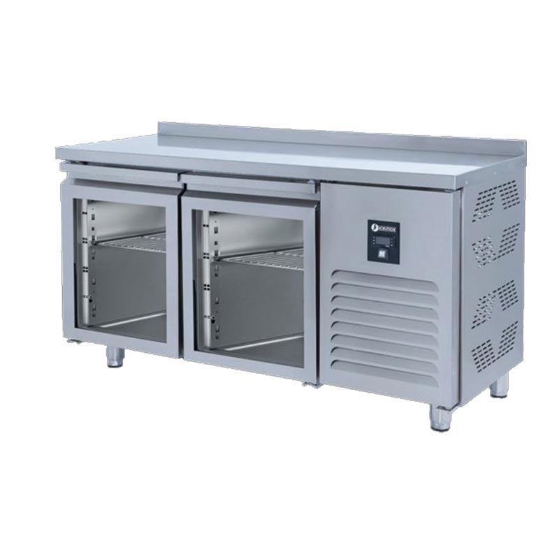 ıceinox Ug Tezgah Tip Gn Buzdolabi CTS-330 2 Cam Kapili