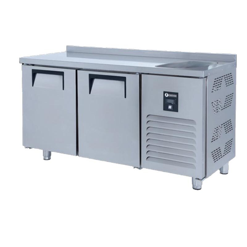 ıceinox S Tezgah Tip Evyeli Buzdolabi CTS-440 200x60x85 Cm Cr