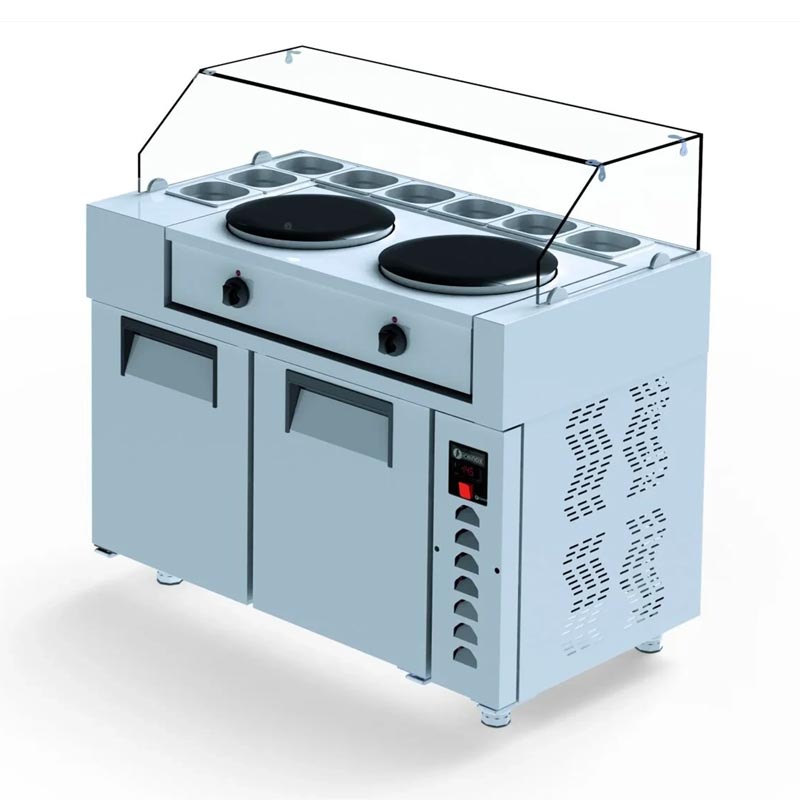 ıceinox Cr Hazirlik FTS-650 Buzdolabi 250x70x130 Cm