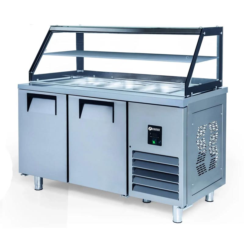 ıceinox 330 Cr Camli Servis Buzdolabi G 2 Kapili Sts